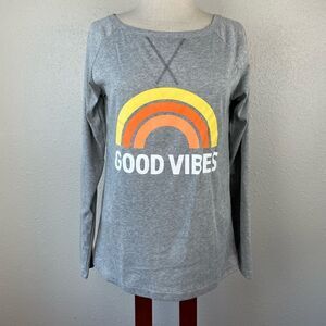 NWT Leo Rosi Good Vibes Long Sleeve T-Shirt Size S